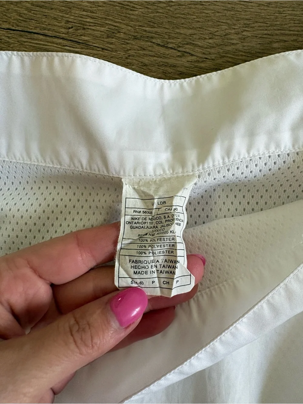 Vintage Nike White Side Zip Mini Tennis Skirt Small